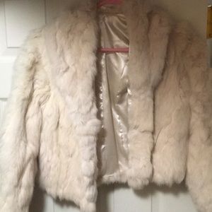 Rabbit fur jacket